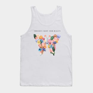 Thoughts Shape Your Reality | Manifestation Quote | Law of Attraction Principle | LOA Guide Tank Top